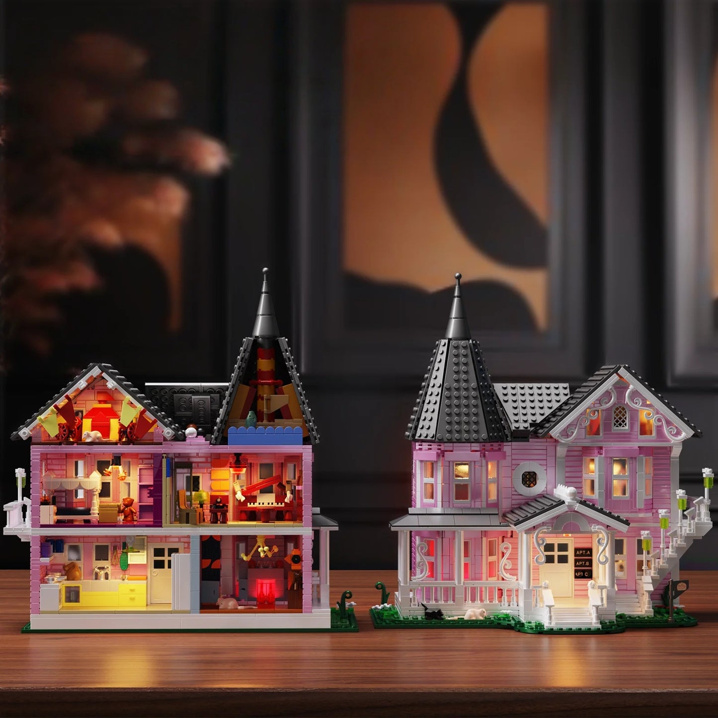 Różowy Pałac – Zestaw Klocków