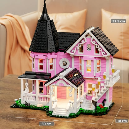 Różowy Pałac – Zestaw Klocków